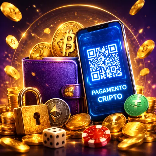 Depósito com criptomoedas Bitcoin, Ethereum e USDT