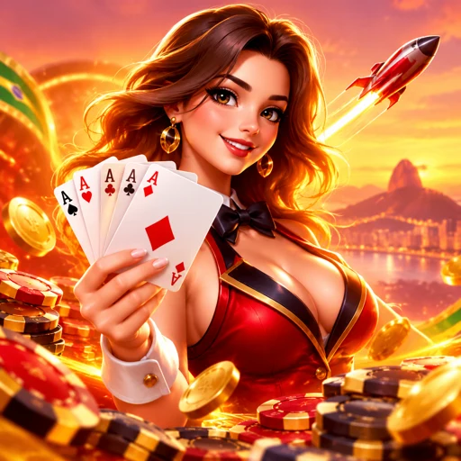 Mesa de poker ao vivo contra o dealer