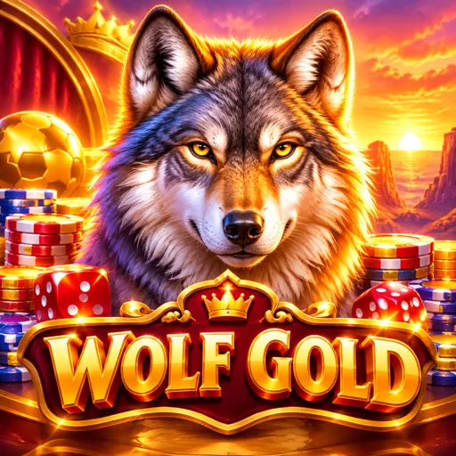 Slot Wolf Gold com lobo, deserto americano e jackpots fixos Mini, Major e Mega